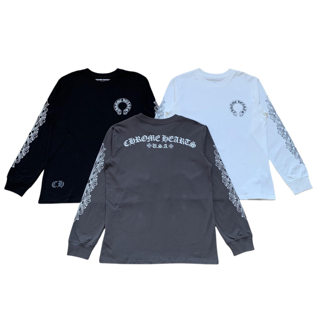 Manche longue Chrome Hearts