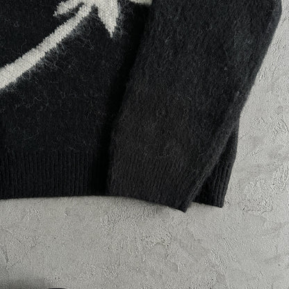 Pull en mohair tricoté Corteiz C Star