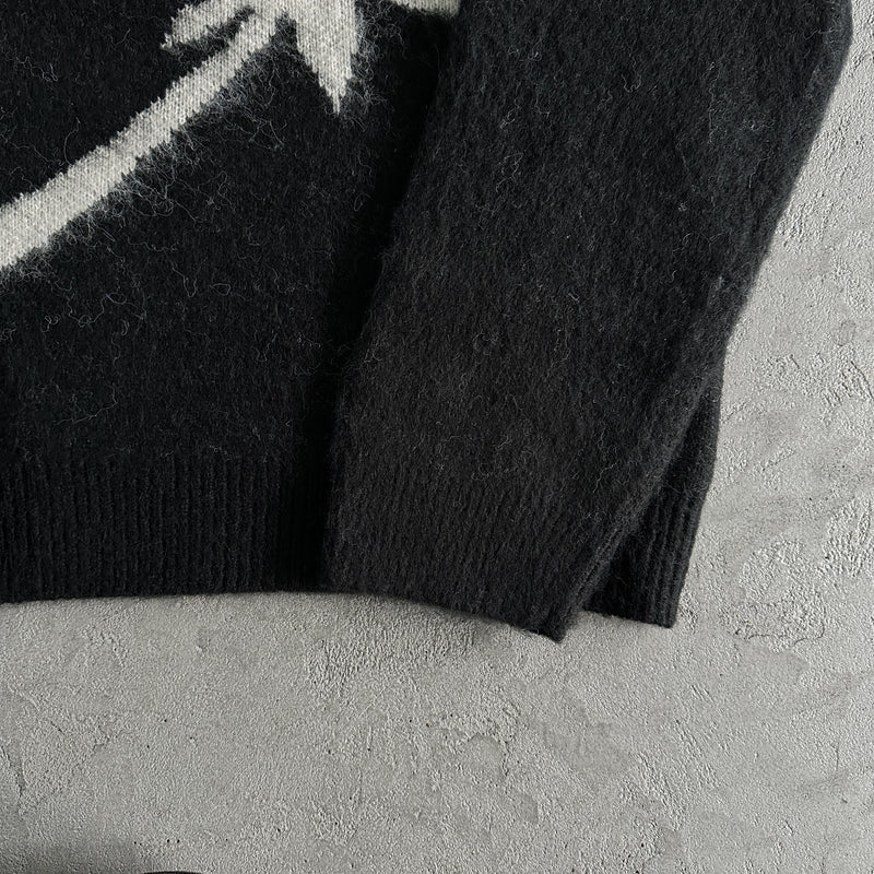 Corteiz c star mohairknit sweater