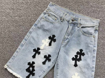 Short en jean Chrome Hearts