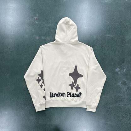 Sweat à capuche Broken P Seul mais pas solitaire
