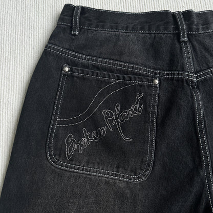 Short en jean Broken P