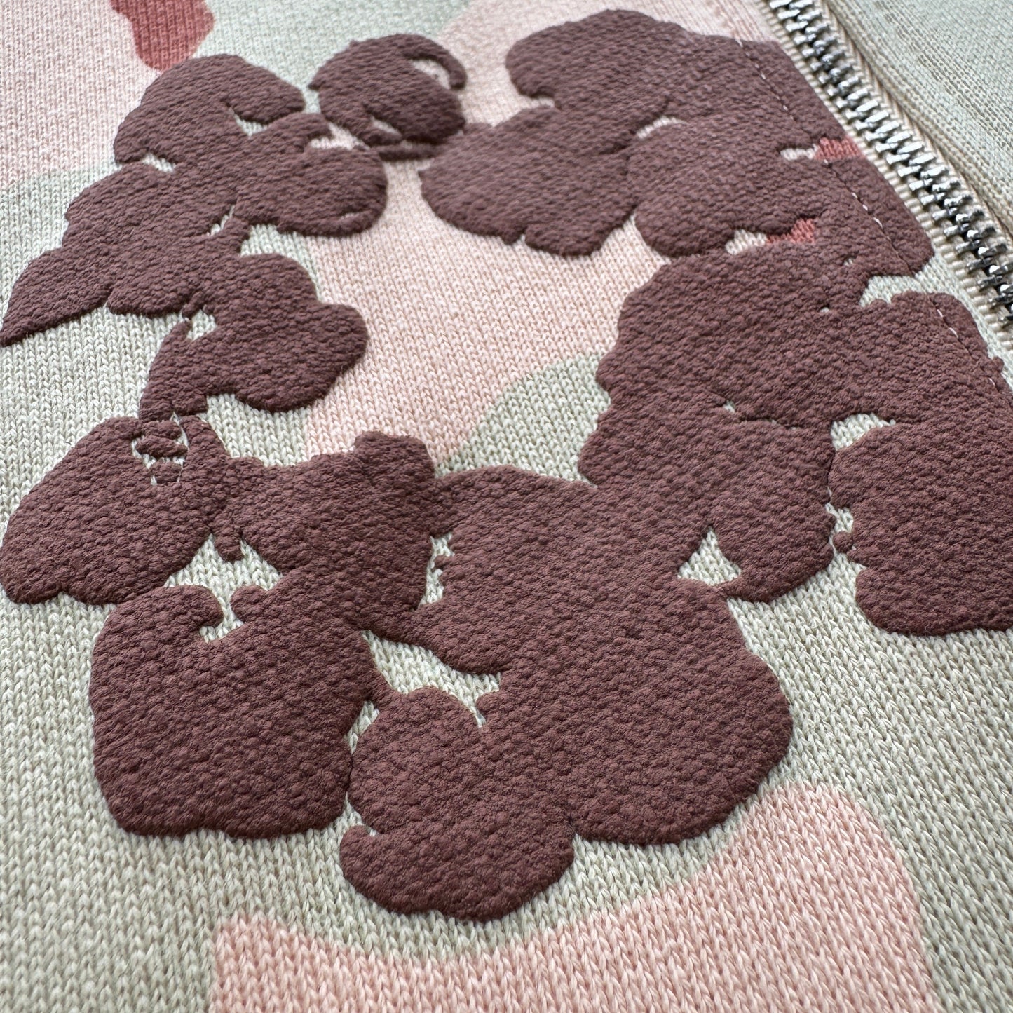 Denim Tears Sweat à capuche zippé camouflage 1:1 4+