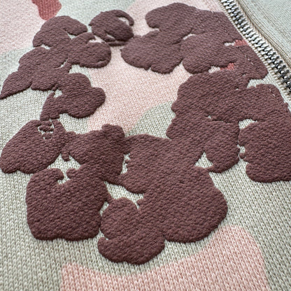 Denim Tears Sweat à capuche zippé camouflage 1:1 4+