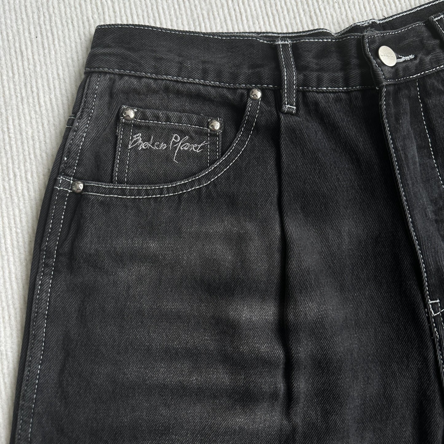 Short en jean Broken P