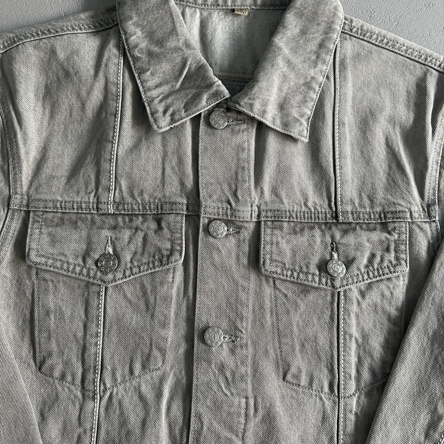 Corteiz Veste en Jean Gris