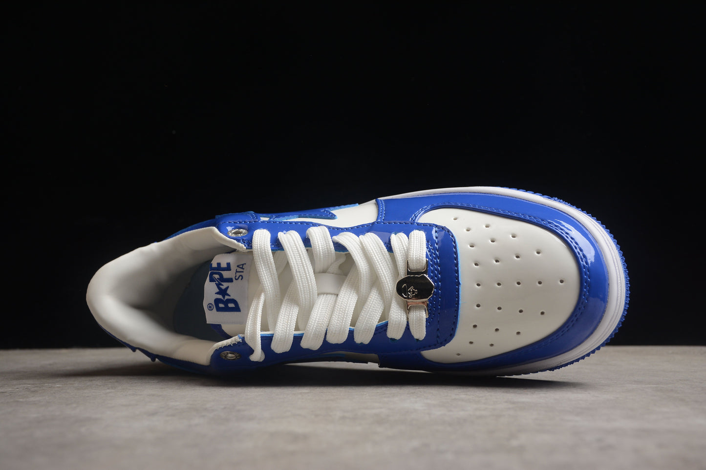 Bape Sta Kentucky en cuir verni