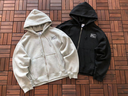 Sweat à capuche zippé Nike x Stussy