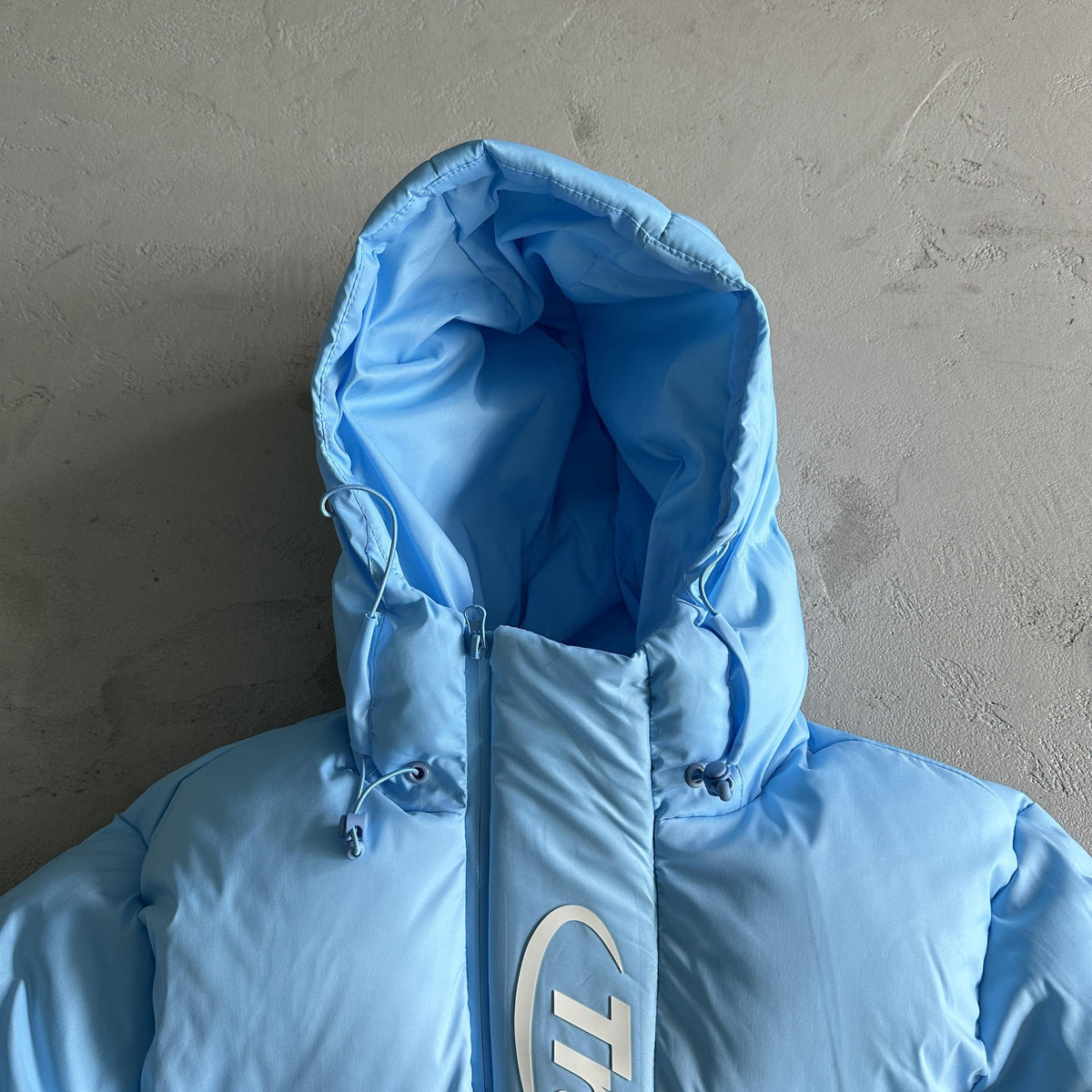 Trapstar Decoded 2.0 Giacca Puffer con Cappuccio Azzurro