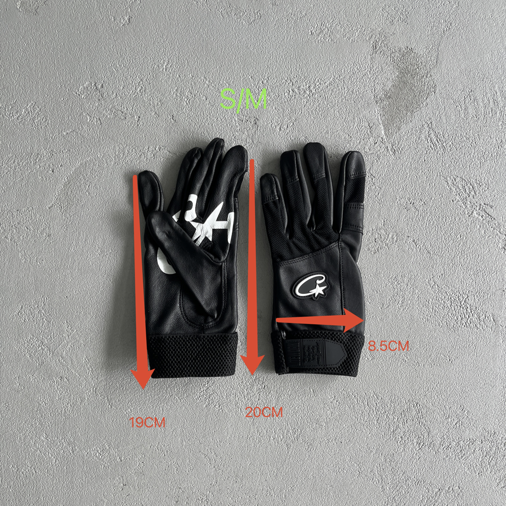 Gants en cuir Corteiz