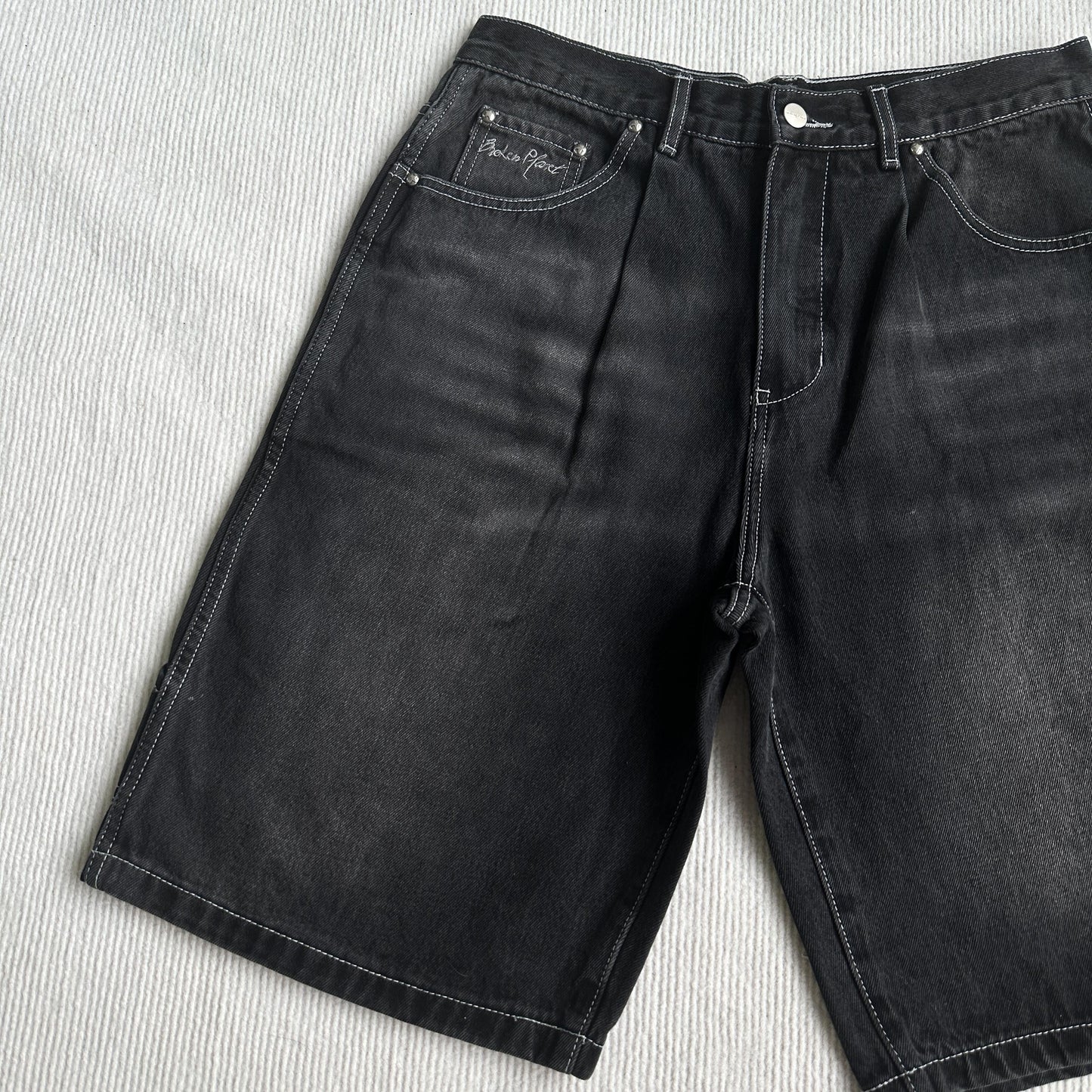 Short en jean Broken P