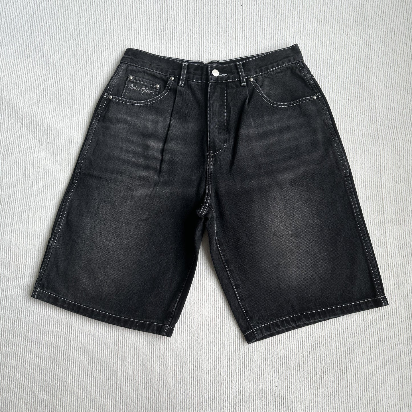 Short en jean Broken P