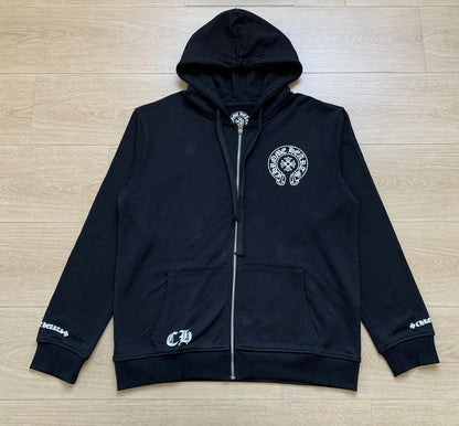 Sweat à capuche zippé Chrome Hearts