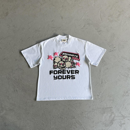 T-shirt cassé P Forever Yours