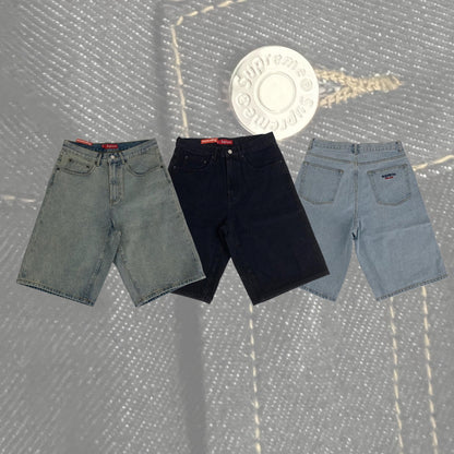 Shorts baggy en jean Supreme