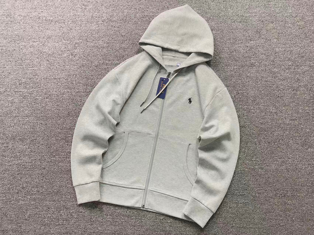 Felpa con cappuccio e zip basic Ralph Lauren