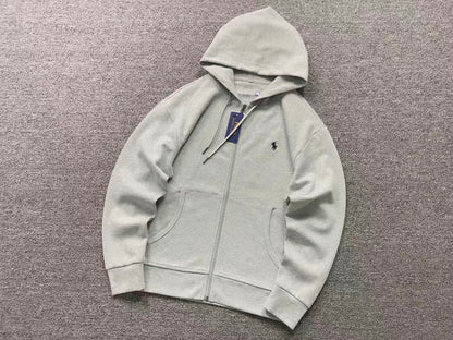 Felpa con cappuccio e zip basic Ralph Lauren