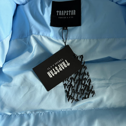 Trapstar Decoded 2.0 Giacca Puffer con Cappuccio Azzurro