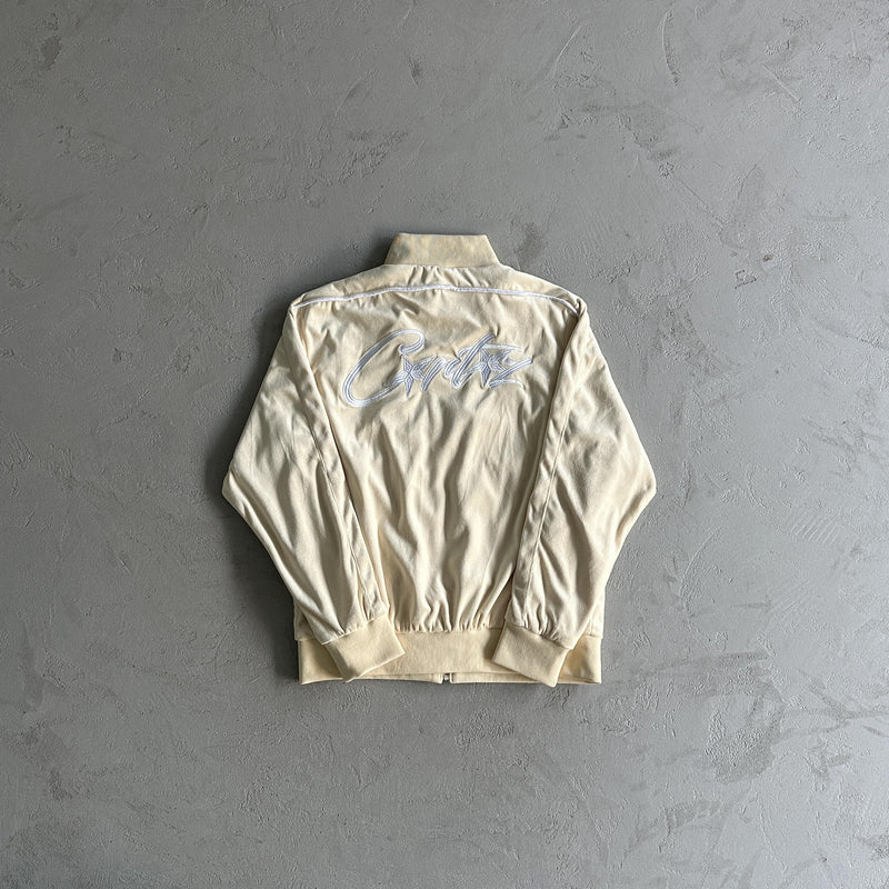 Corteiz Velvet Jacket Cream