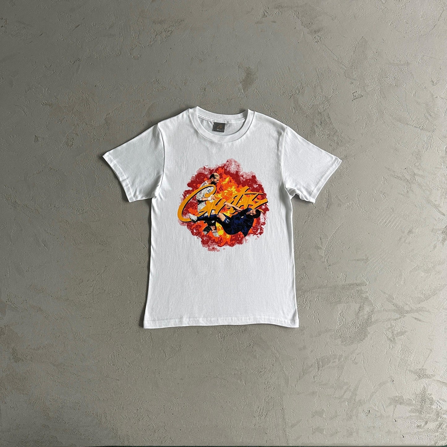 T-shirt Corteiz Football Flames