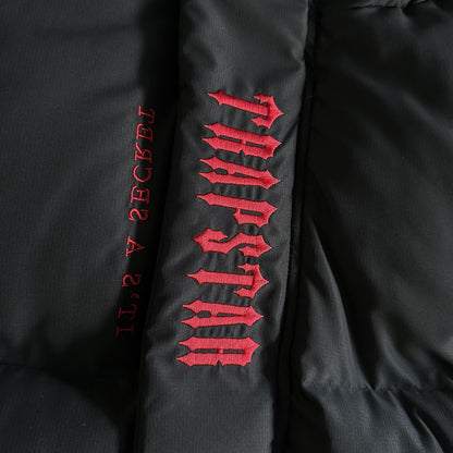 Trapstar Decoded Hooded Puffer Jacket 2.0 Nero / Infrarossi