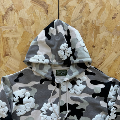Denim Tears Sweat à capuche zippé camouflage 1:1 4+