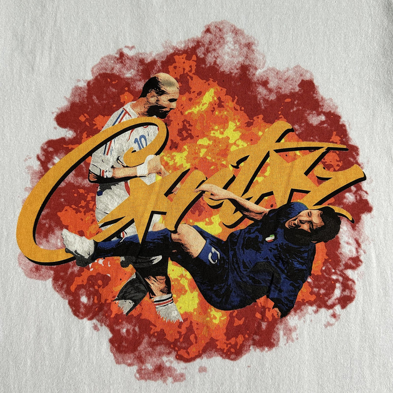 Corteiz Tshirt Football Flames