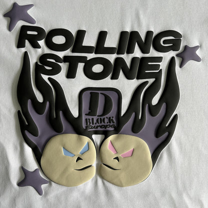 T-shirt Rolling Stone déchiré