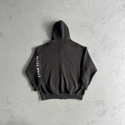 Sweat à capuche zippé Broken P
