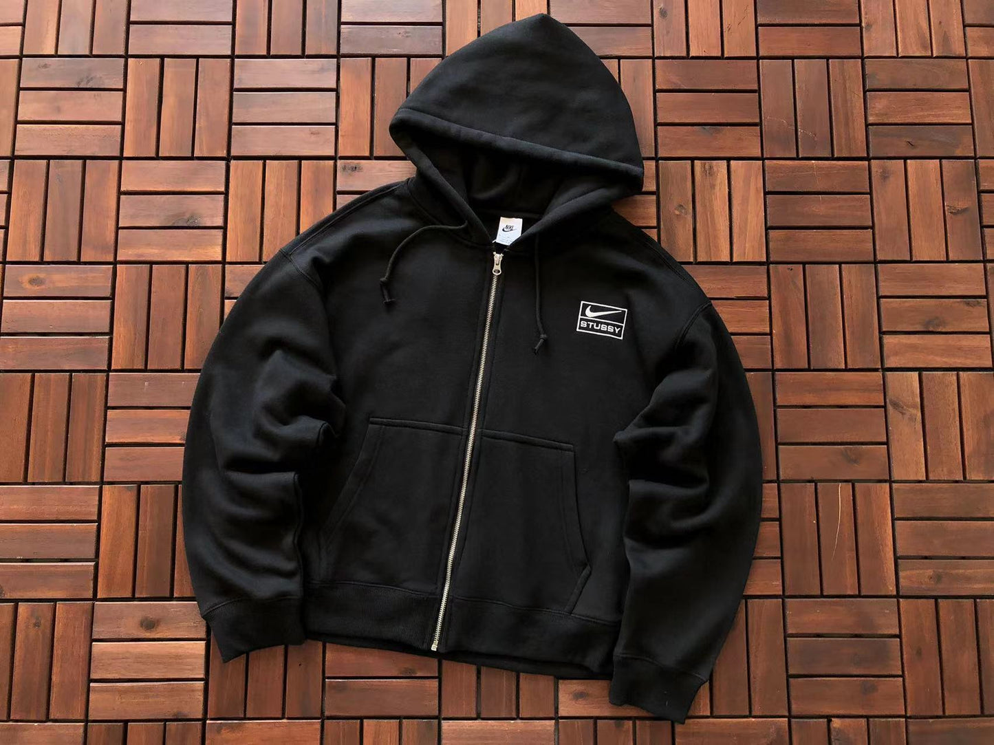 Sweat à capuche zippé Nike x Stussy