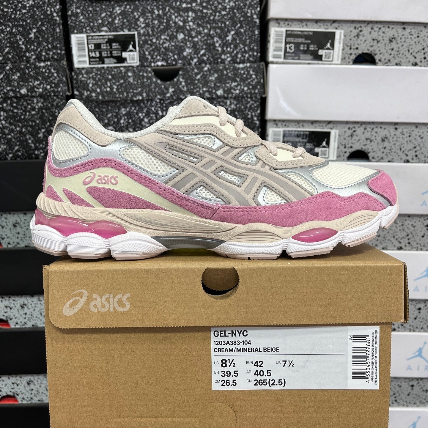 ASICS Gel-NYC Crème et Beige Minéral