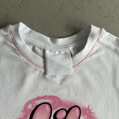 T-shirt court Synaworld pour femme