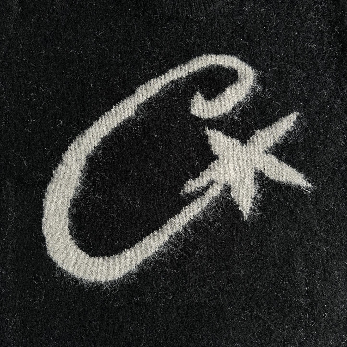 Pull en mohair tricoté Corteiz C Star