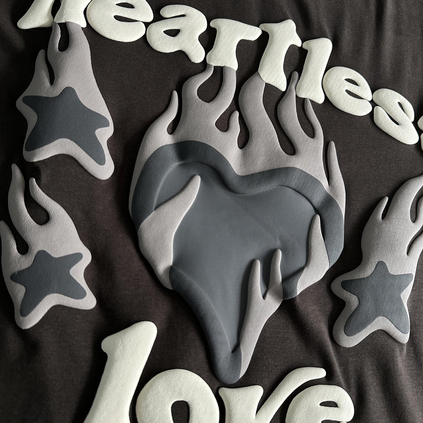 T-shirt Amour Cœur Brisée - Mocha
