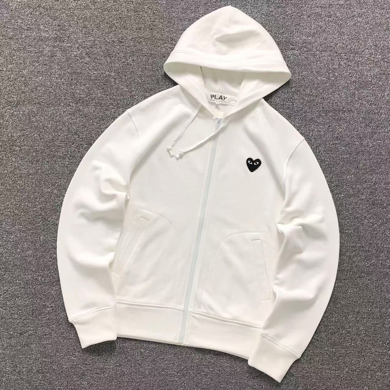 Sweat à capuche zippé Comme des Garçons