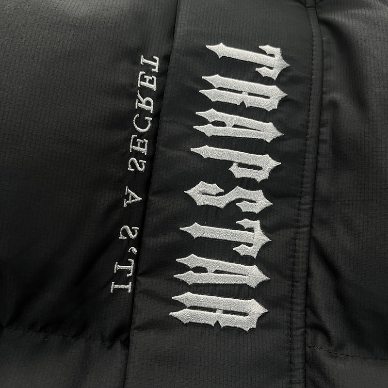 Trapstar Puffer Jacket Decoded Hooded Black-Gradient