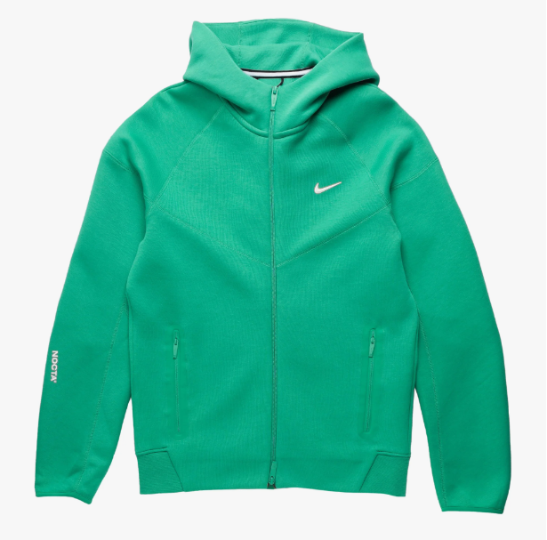 Nike x Nocta Techfleece Hoodie "Stadium Green/Sail" A Fonte