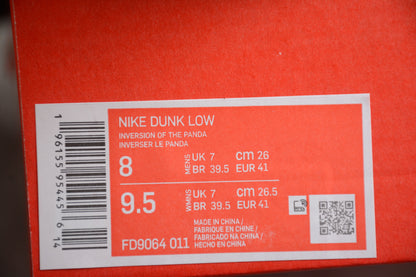 Nike Dunk Low Panda Invertido