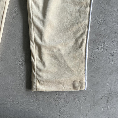 Pantalon en velours Corteiz crème
