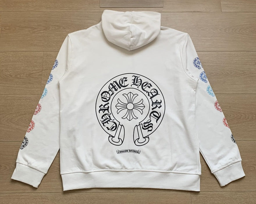 Sweat à capuche zippé Chrome Hearts