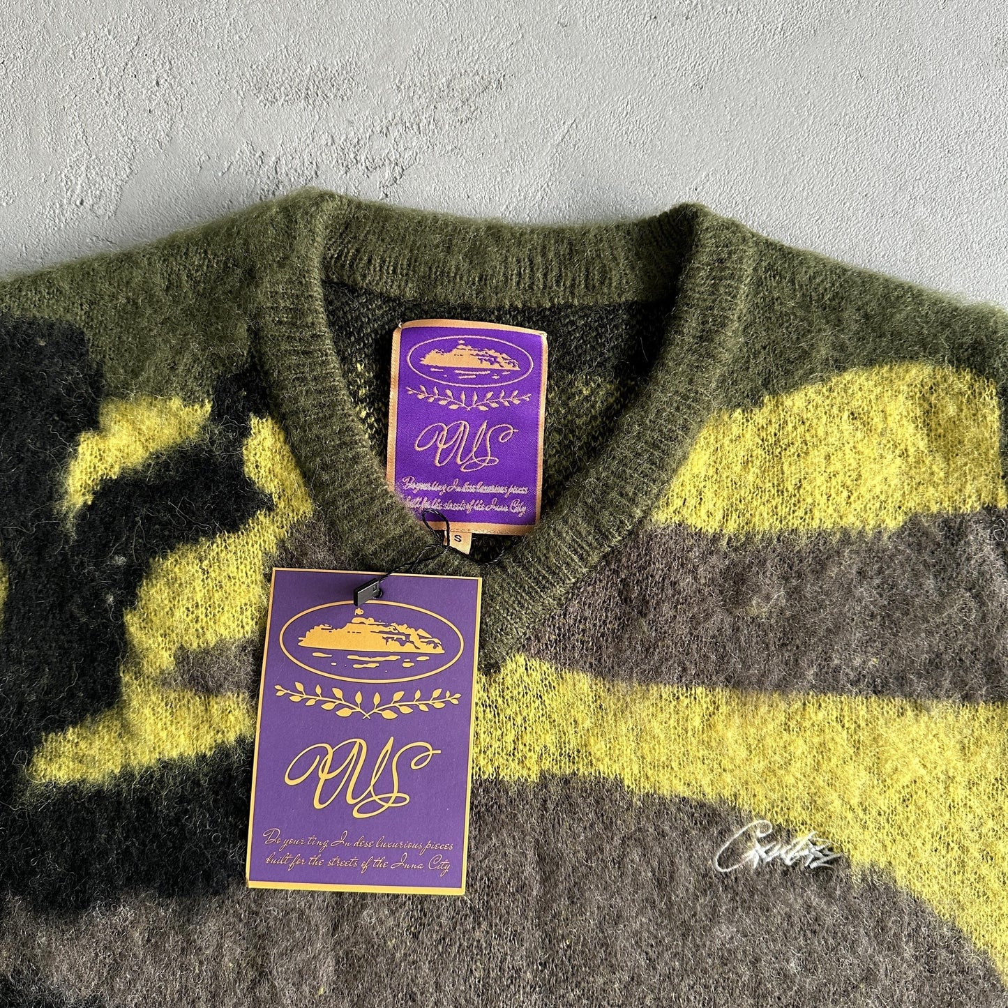 Gilet pull sans manches Corteiz Mohair