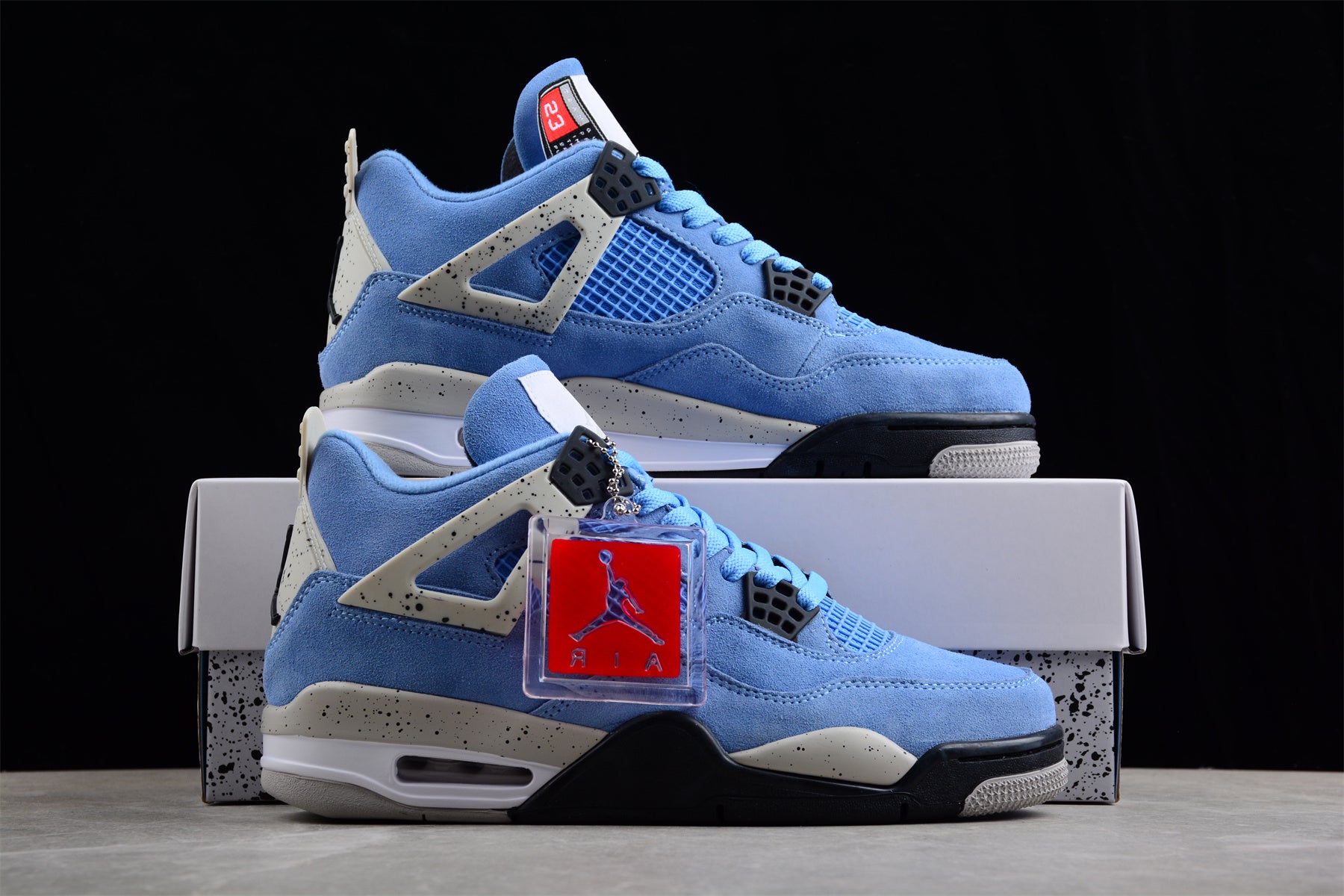 Jordan 4 retro store azul