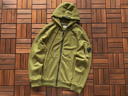 Sweat à capuche zippé C.P. Company