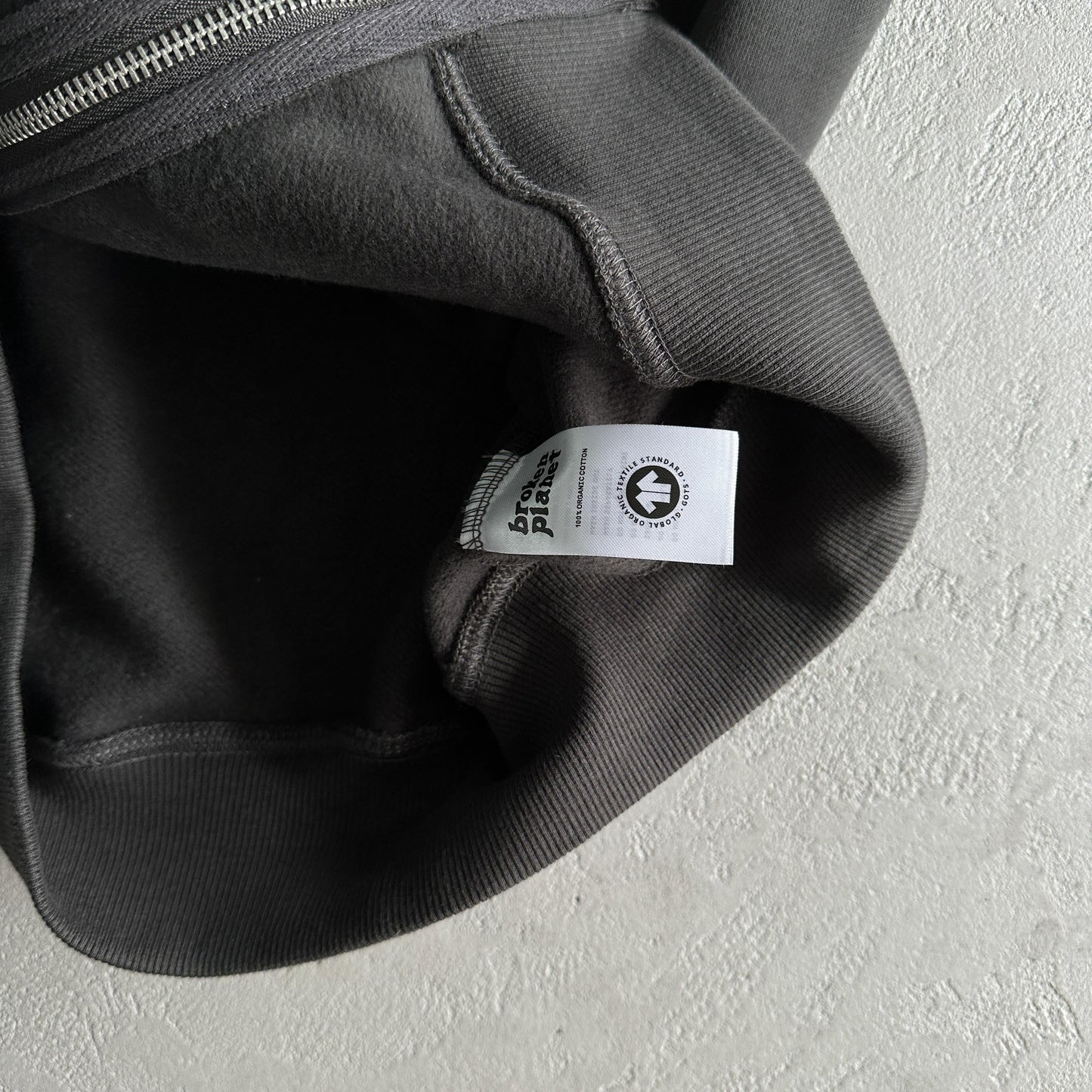 Sweat à capuche zippé Broken P