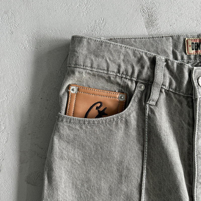 Corteiz Denim Jeans Pant Grey