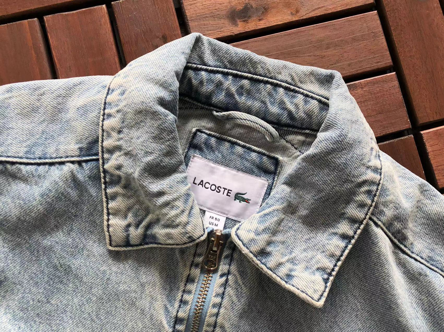 Veste en jean Lacoste