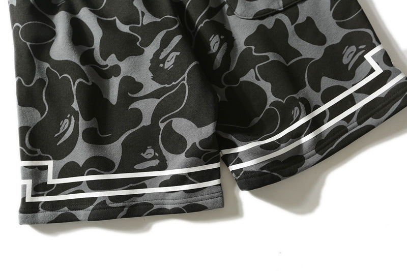 Bape black camo shorts