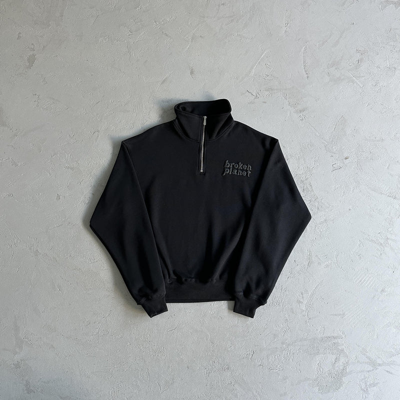 Broken Planet  Basics Quarter Zip Jumper Sweater