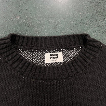 Pull en maille point cassé