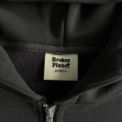 Sweat à capuche zippé double Broken P